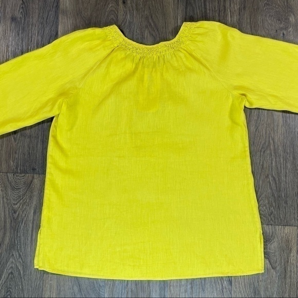 100% Linen Charter Club Linen Blouse - Picture 10 of 13